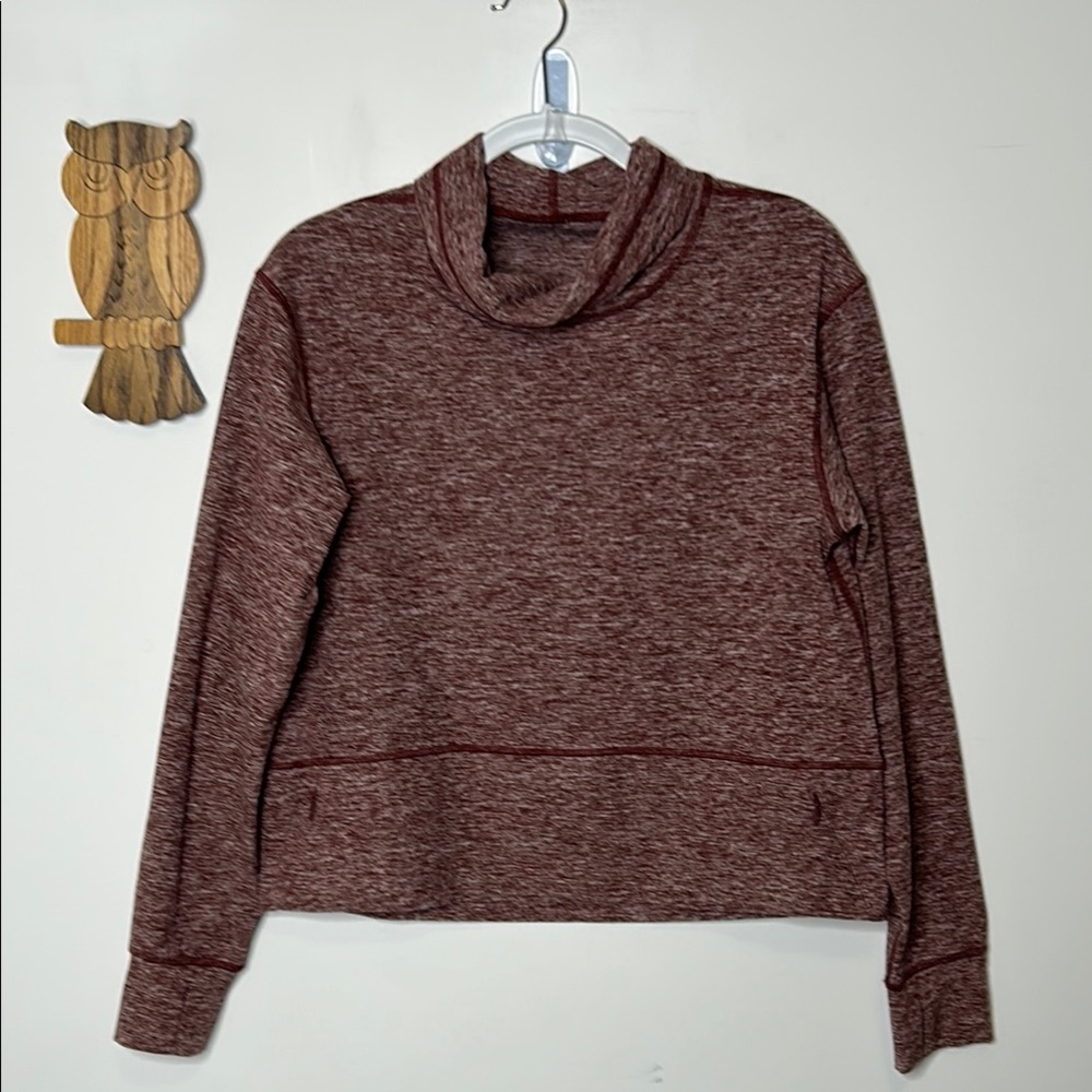 Lululemon Ready To Rulu Fleece Pullover Heathered Savannah
